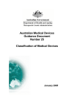 Australian Medical Devices Guidance Document No. 25