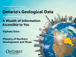 Ontario`s Geological Data