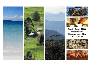 South Coast NSW Destination Management Plan 2013-2020