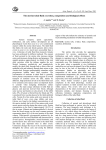 The uterine tubal fluid: secretion, composition and biological effects