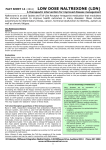 Fact Sheet Fourteen - Naltrexone - Millhouse Integrative Medical