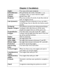 Chapter 1 Vocabulary Angles