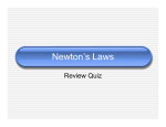 newtons 2nd law review