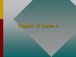 Chapter 15 Lesson 2