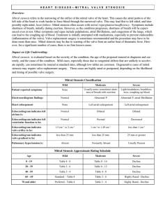 Mitral stenosis
