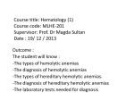 Sickle cell anaemia