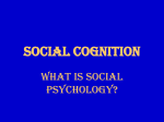 Social Psychology - IB-Psychology