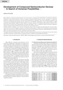 Development of Compound Semiconductor Devices— In Search of