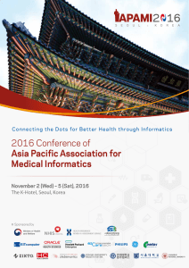 2016 Conference of Asia Pacific Association for Medical Informatics