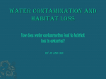AAIan and Ju Water contamination and Habitat loss powerpoint