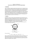 The Charge to Mass Ratio of the electron