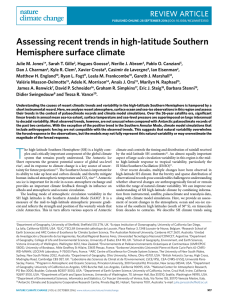 Assessing recent trends in high-latitude Southern