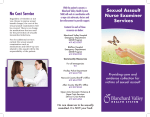 No Cost Service Sexual Assault Nurse Examiner Services