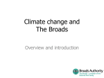 Climate Change and the Broads PowerPoint