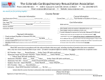 2016 Course Roster Form - Colorado CPR Association