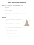 Section 2.1 ~ Density Curves and the Normal Distributions