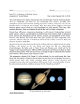 Earth 110 – Exploration of the Solar System Assignment 4