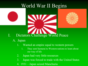WWII Part I PowerPoint