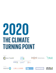 2020: The Climate Turning Point