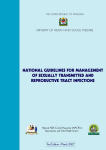 national guidelines for management of sexually transmitted and