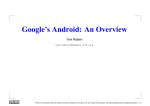 Google`s Android: An Overview