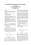 Data preprocessing using a priori knowledge