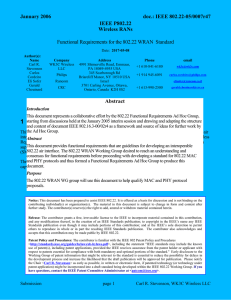22-05-0007-47-0000 - IEEE 802 LAN/MAN Standards Committee