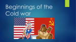 Beginnings of the Cold war2