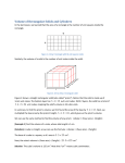 Volume of Rectangular Solids and Cylinders