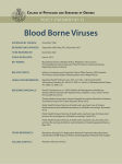 Blood Borne Viruses - College of Physicians and Surgeons of Ontario