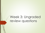 Week 3 512 review questions