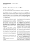 Infectious Diseases Resources for the iPhone