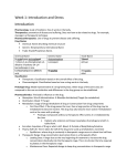 Pathology 122 Week 1-3 Concepts