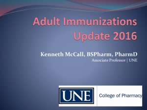 Immunization Update 2016