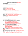 Chapter 2 section 1 and 2 Test Review (with answers) (Section 1