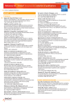 Reference list - Simdax® (levosimendan