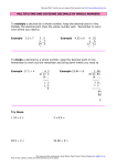 Multiplying and dividing decimals