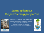 Status epilepticus the paeds emerg perspective