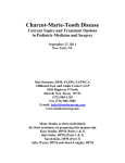Charcot-Marie-Tooth Disease Current Topics and Treatment Options