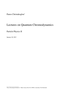 Lectures on Quantum Chromodynamics