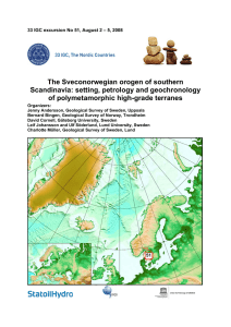 No. 51. The Sveconorwegian Orogen of southern Scandinavia