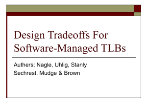 Design Tradeoffs For Software