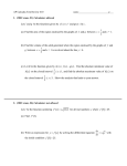 AP CALCULUS AB FREE-RESPONSE QUESTIONS (review #10)
