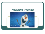 Periodic Trends - Mrs Molchany`s Webpage