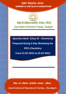 Question Bank (Class XI - Chemistry)
