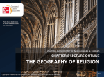 chapter 8: geography of religion