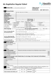 Regular Patient Registration Form Feb 17