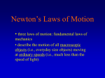Newton`s Laws of Motion: PowerPoint