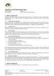 Hepatitis A and B information sheet