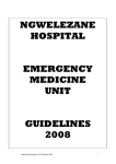 guidelines ngwelezana emergency department
